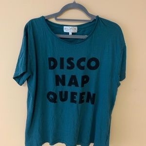 WILDFOX DISCO NAP QUEEN T-SHIRT